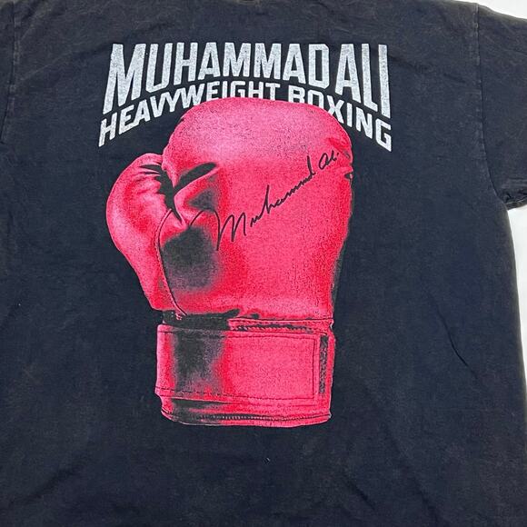 Muhammad Ali Shirt Large The Greatest Goat Crew Double Sided Graphic Boxing New - Picture 4 of 5